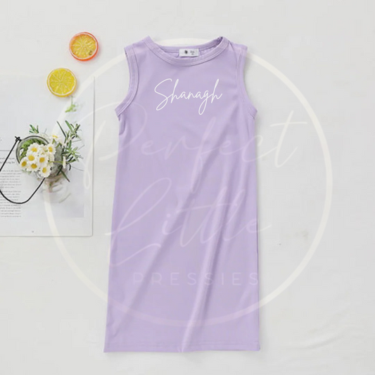 Girls Racer Style Dress