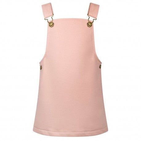 Girls Fleece Dungaree Dress