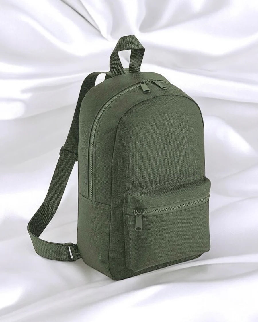Personalised Backpack - Sage Bedtime Bear Design