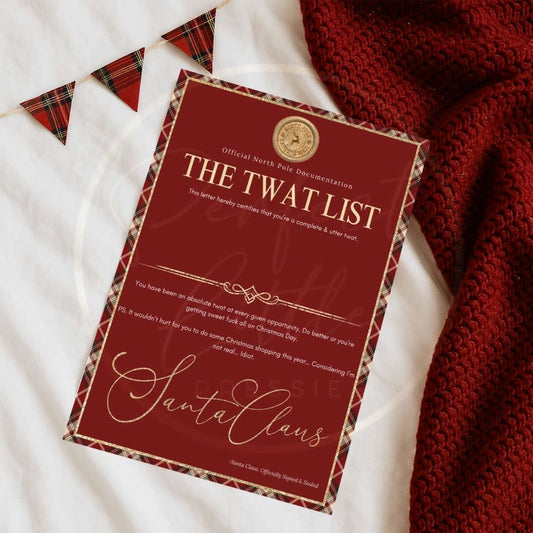 Christmas Letter - Tw*t List