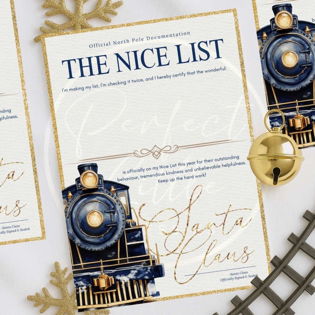 Christmas Letter - Navy Express Nice List
