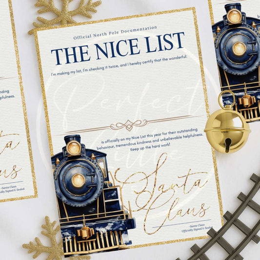 Christmas Letter - Navy Express Nice List