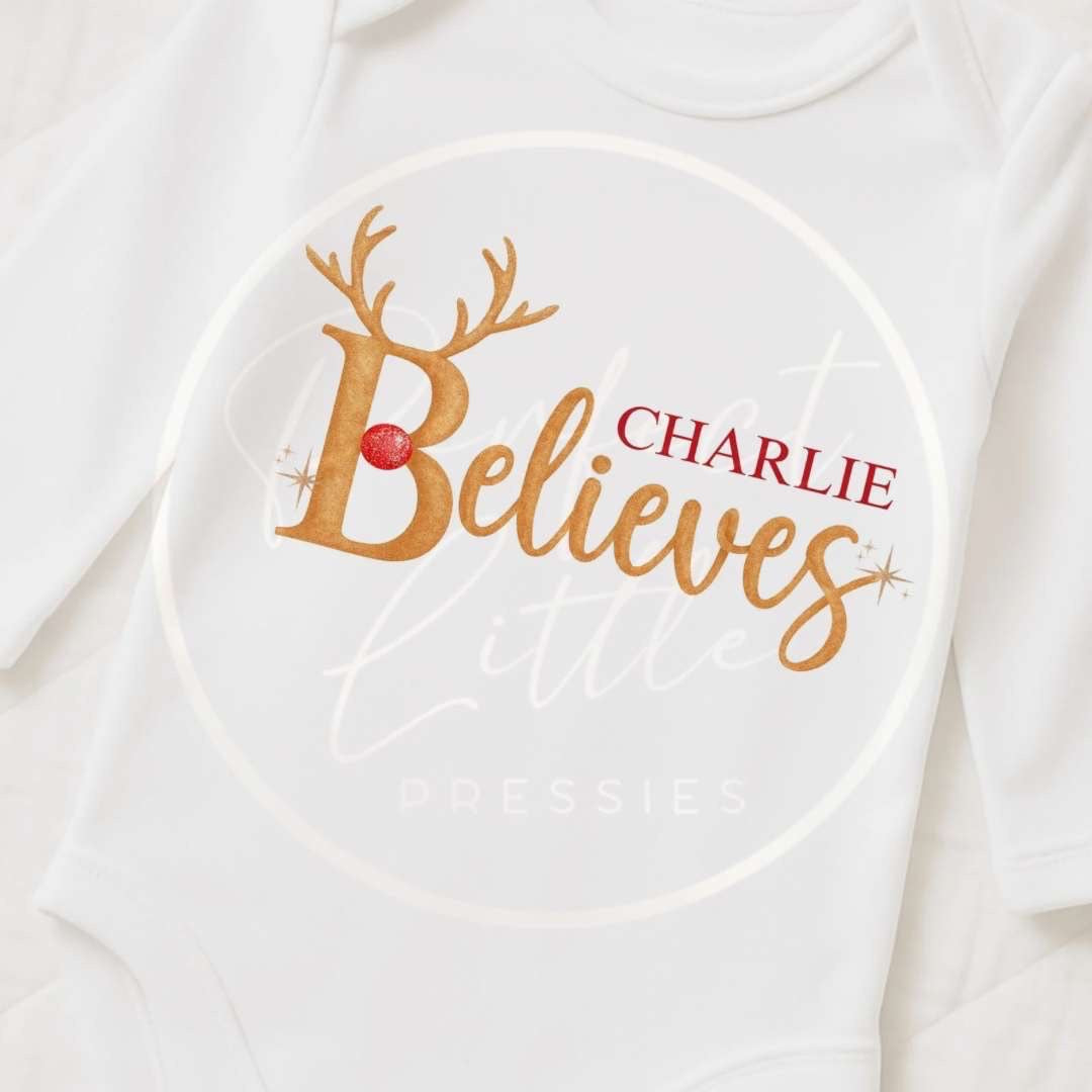 Christmas Sleepsuit - Reindeer Believes