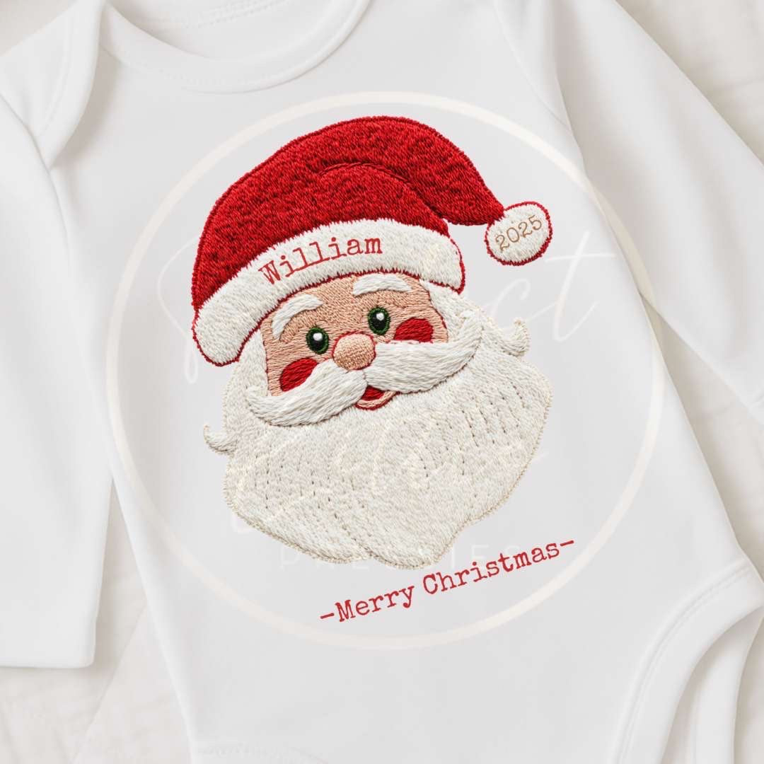 Christmas Sleepsuit - Santa Design