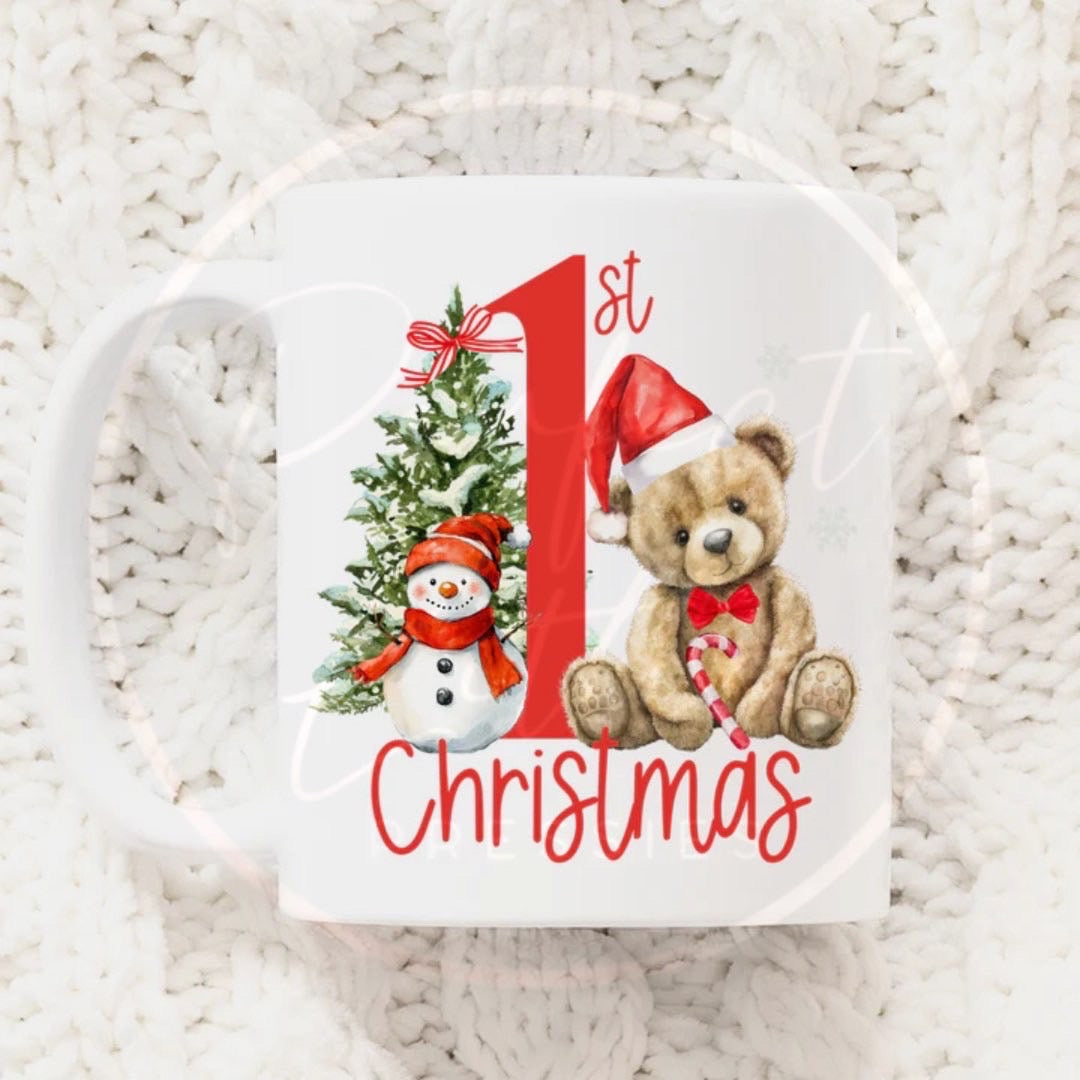 Christmas Mug - 1st Christmas Red Bear