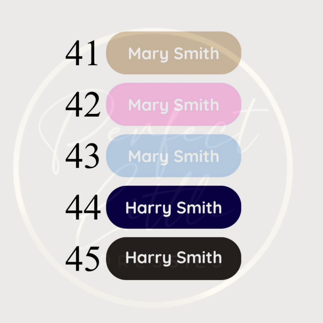 ADHESIVE LABELS - (45 designs)