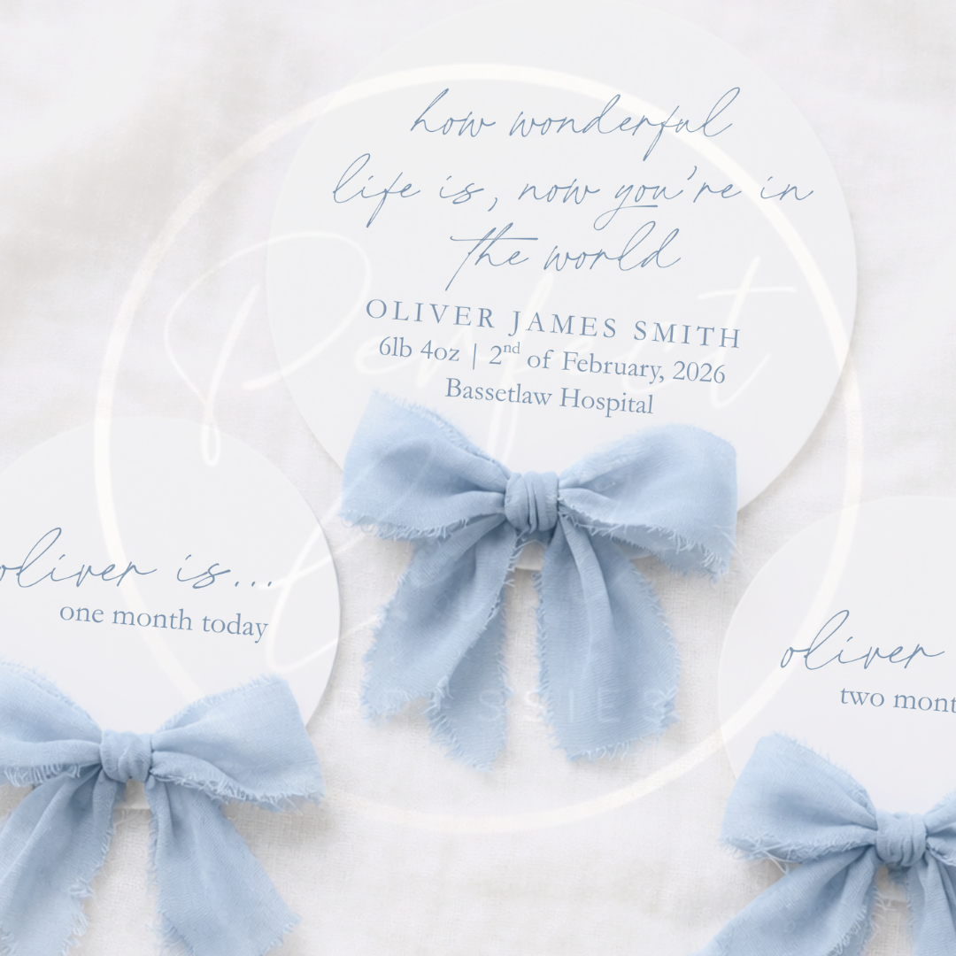 Acrylic Milestone Disc Set