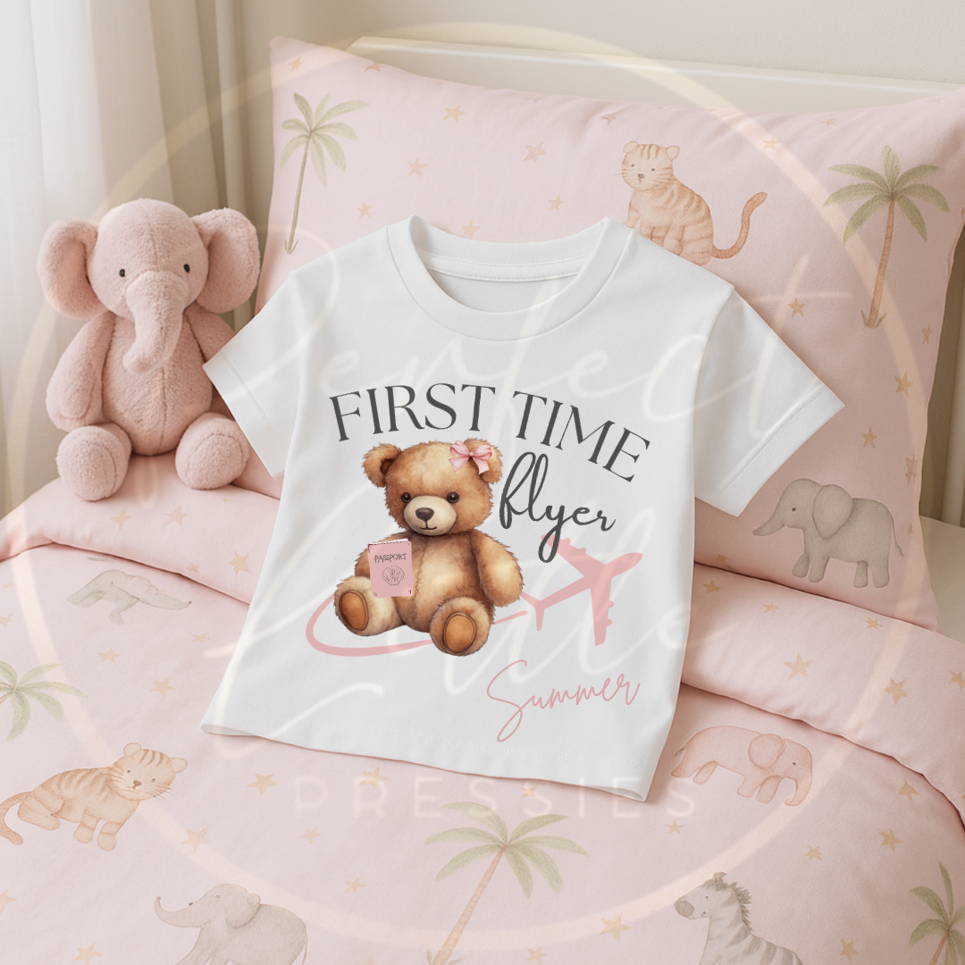 First Time Flyer Pink - T-Shirt