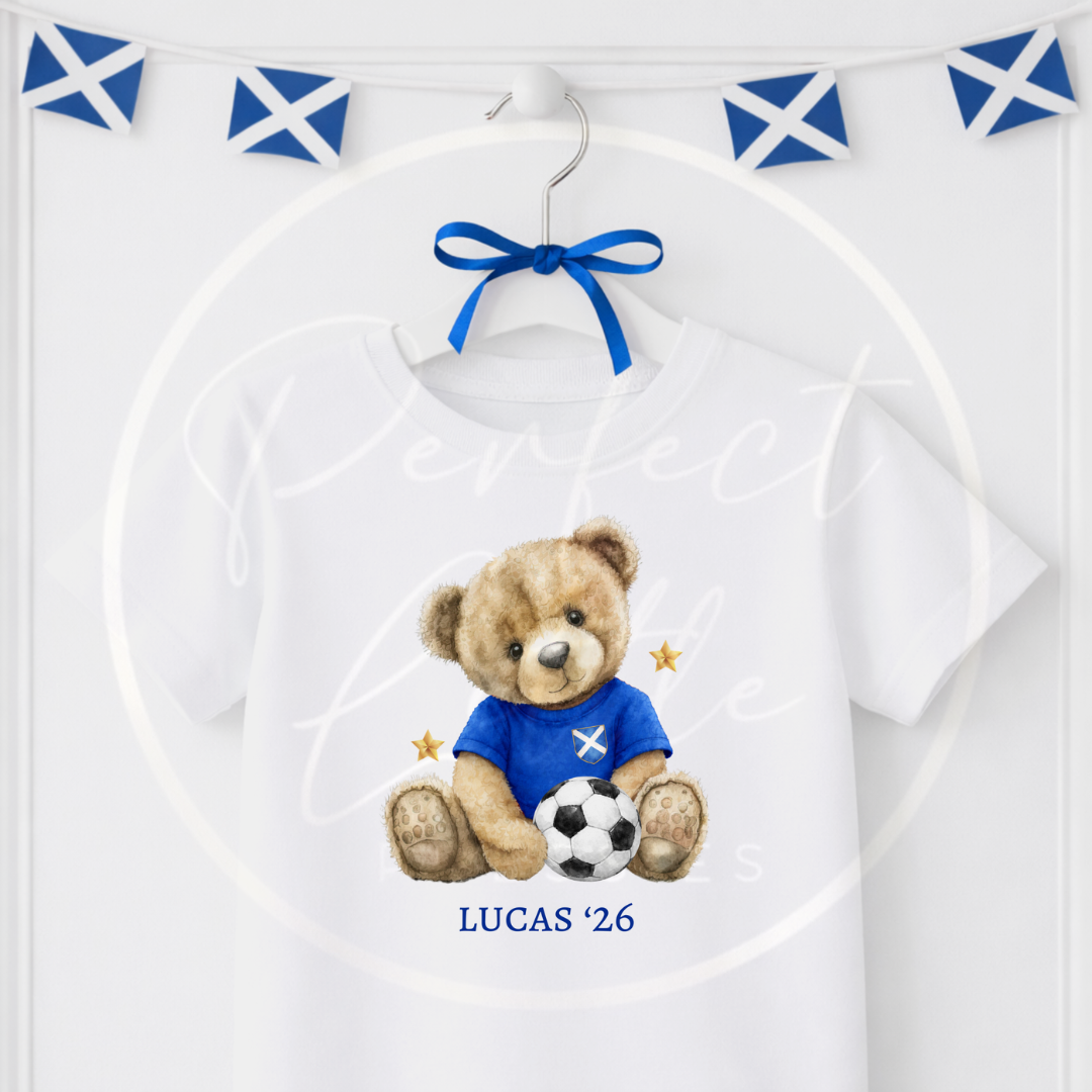 World Cup - Kids T-Shirt Scotland Bear