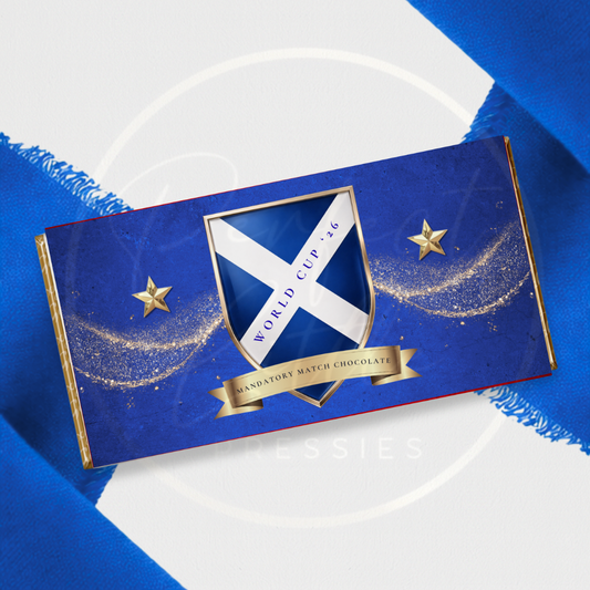 World Cup - Scotland Shield Chocolate Wrapper