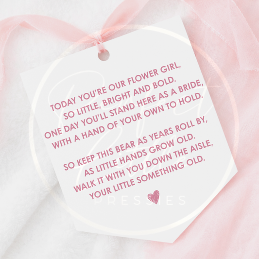 Wedding - Flower Girl Pendant Sign