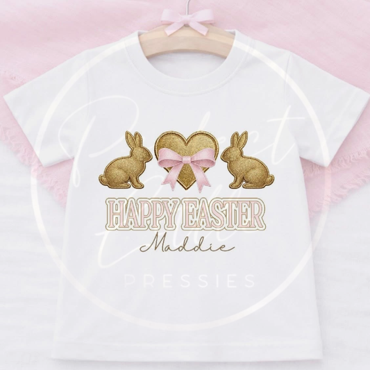 Easter - Kids T-Shirt Golden Bunny