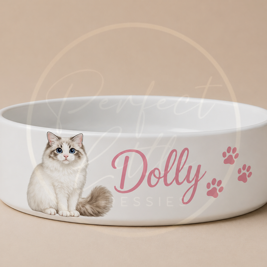 PET - Custom Cartoon Cat Pet Bowl