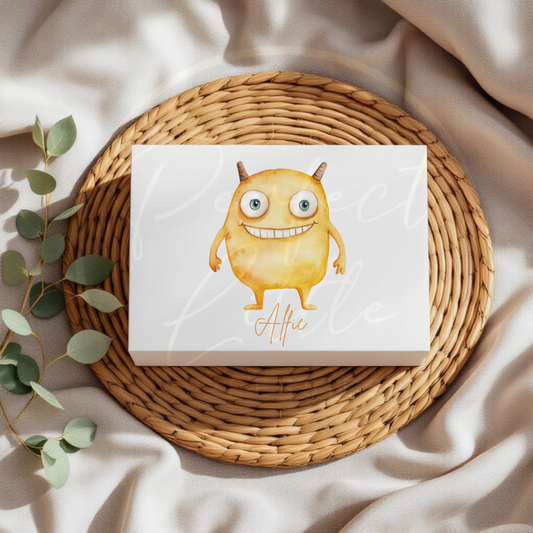 Yellow Worry Monster - Keepsake Box