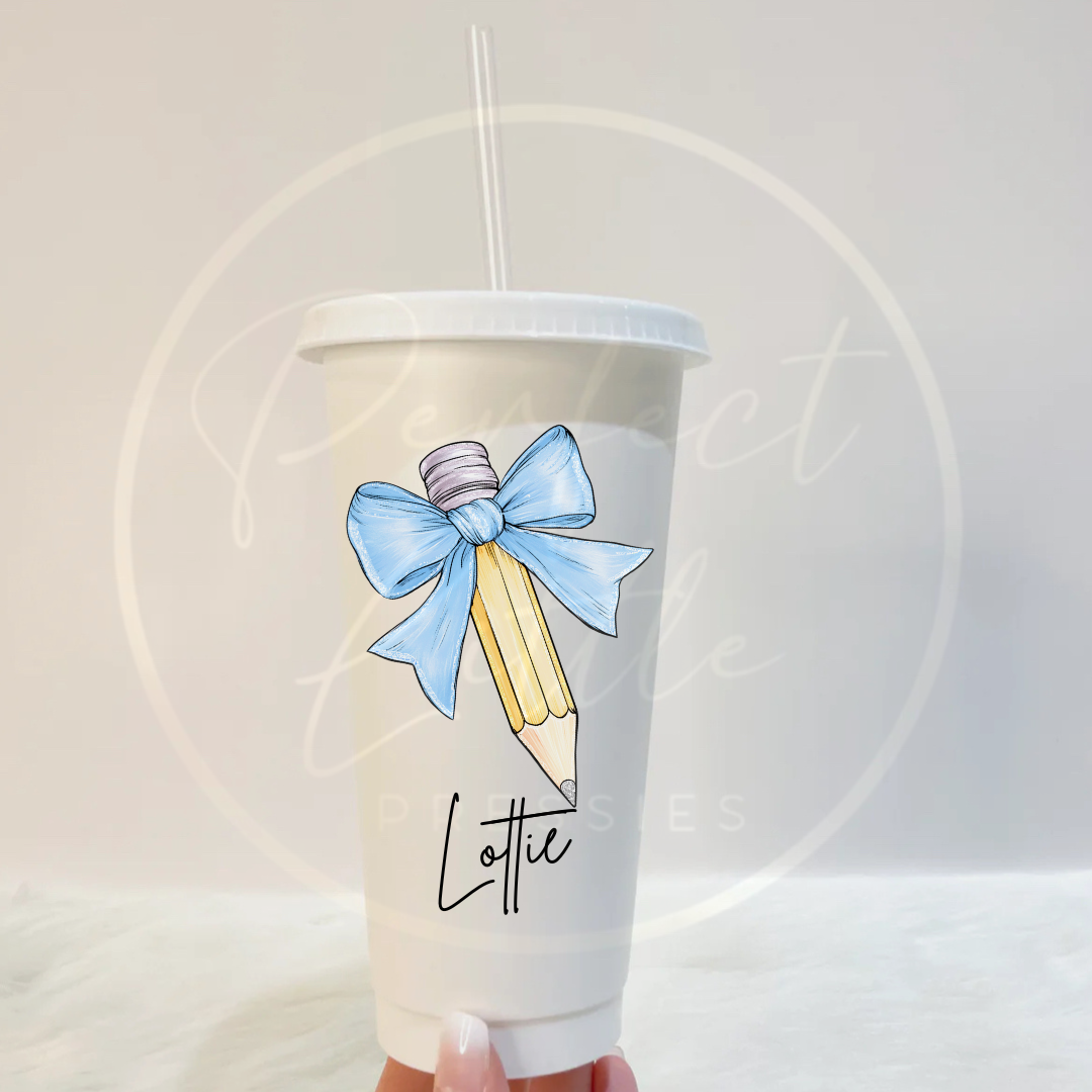 Bow Pencil Cold Cup 24oz