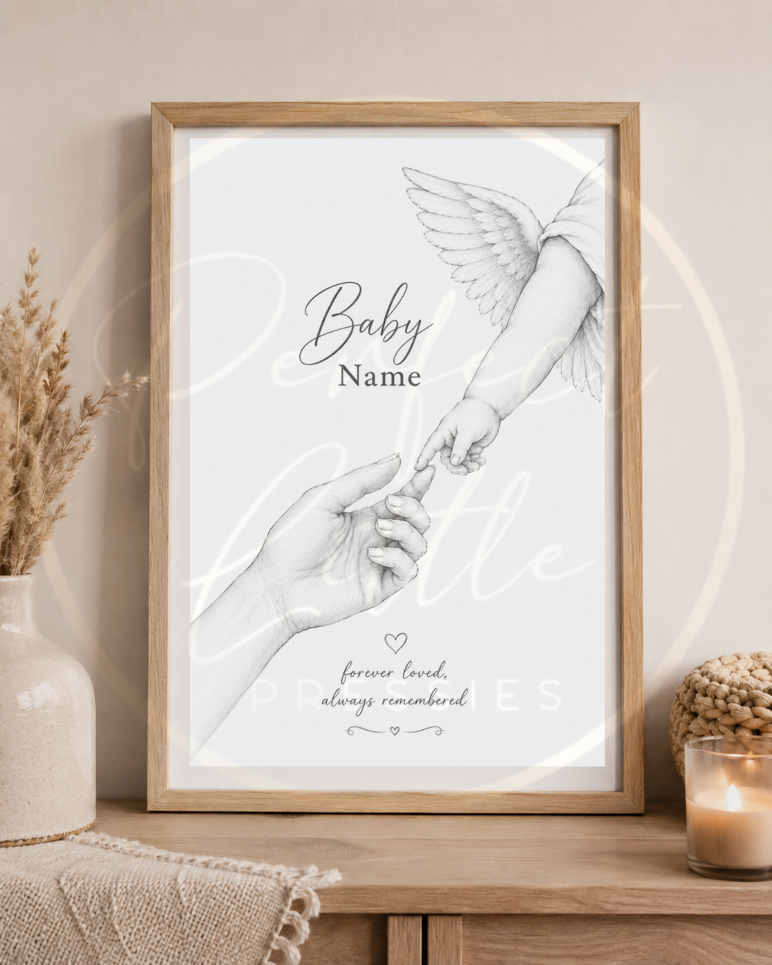 PAY WHAT YOU CAN AFFORD - Baby Memorial Minimalistic (Digital Download)