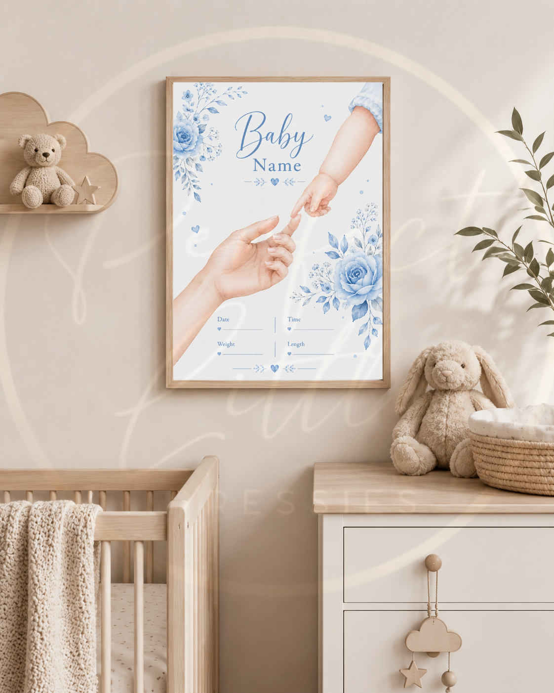 PAY WHAT YOU CAN AFFORD - Baby Birth Hands Colour (Digital Download)