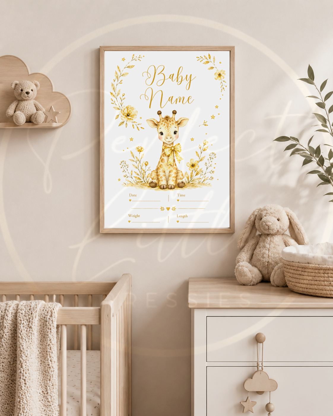 PAY WHAT YOU CAN AFFORD - Baby Birth Giraffe (Digital Download)