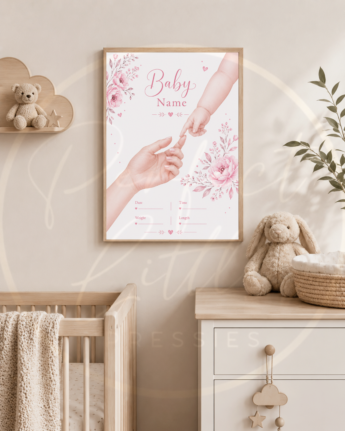 PAY WHAT YOU CAN AFFORD - Baby Birth Hands Colour (Digital Download)
