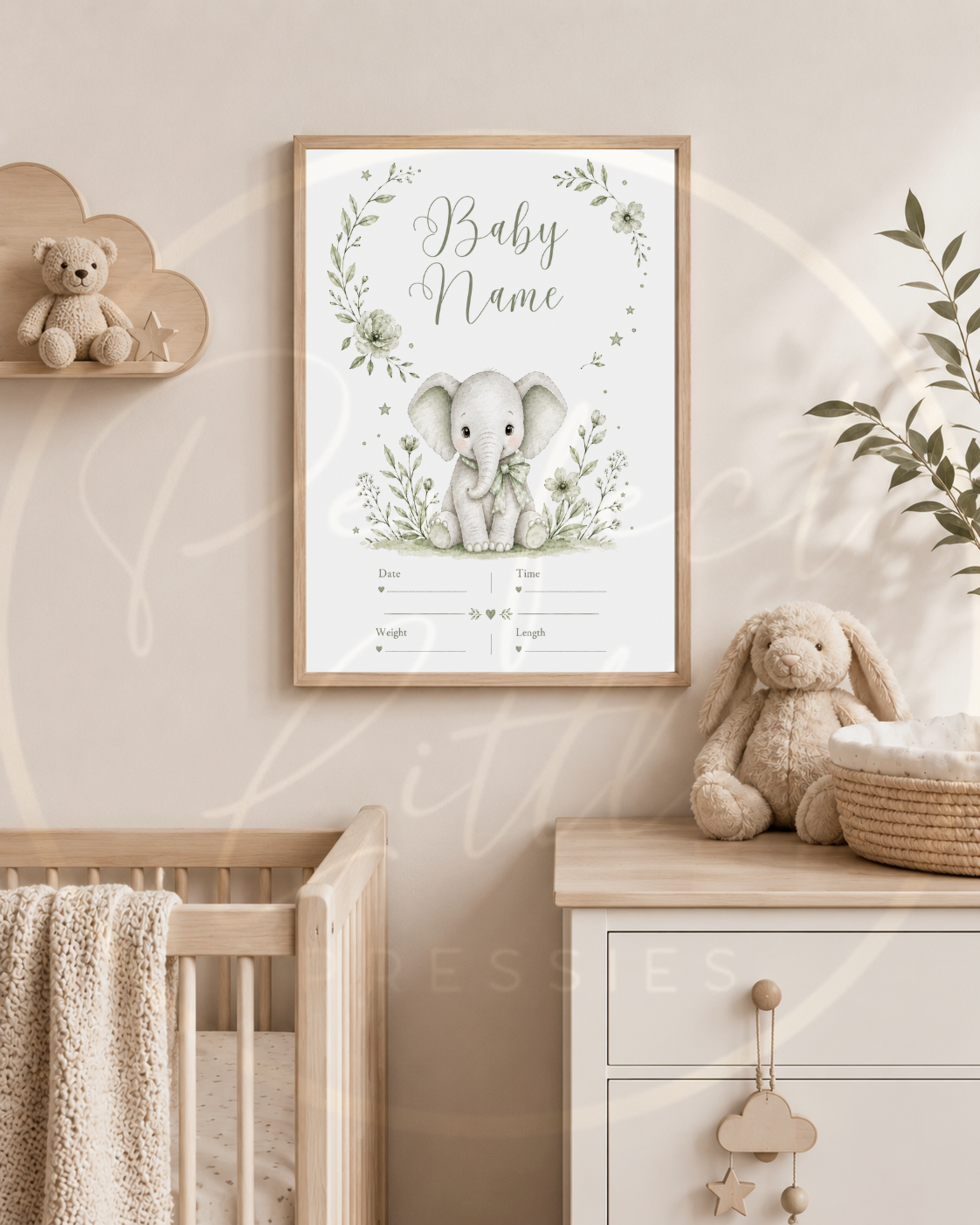 PAY WHAT YOU CAN AFFORD - Baby Birth Elephant (Digital Download)
