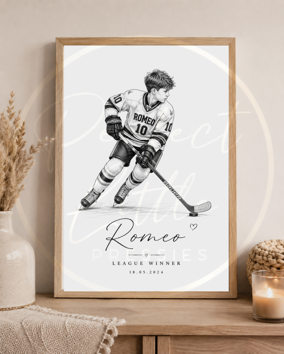 PAY WHAT YOU CAN AFFORD - Ice Hockey Sketch (Digital Download)