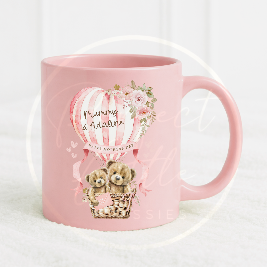 Mother's Day - Pink Hot Air Balloon Mug
