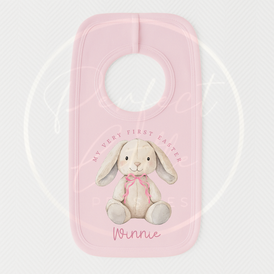 Easter - Soft Pink Bunny Bib