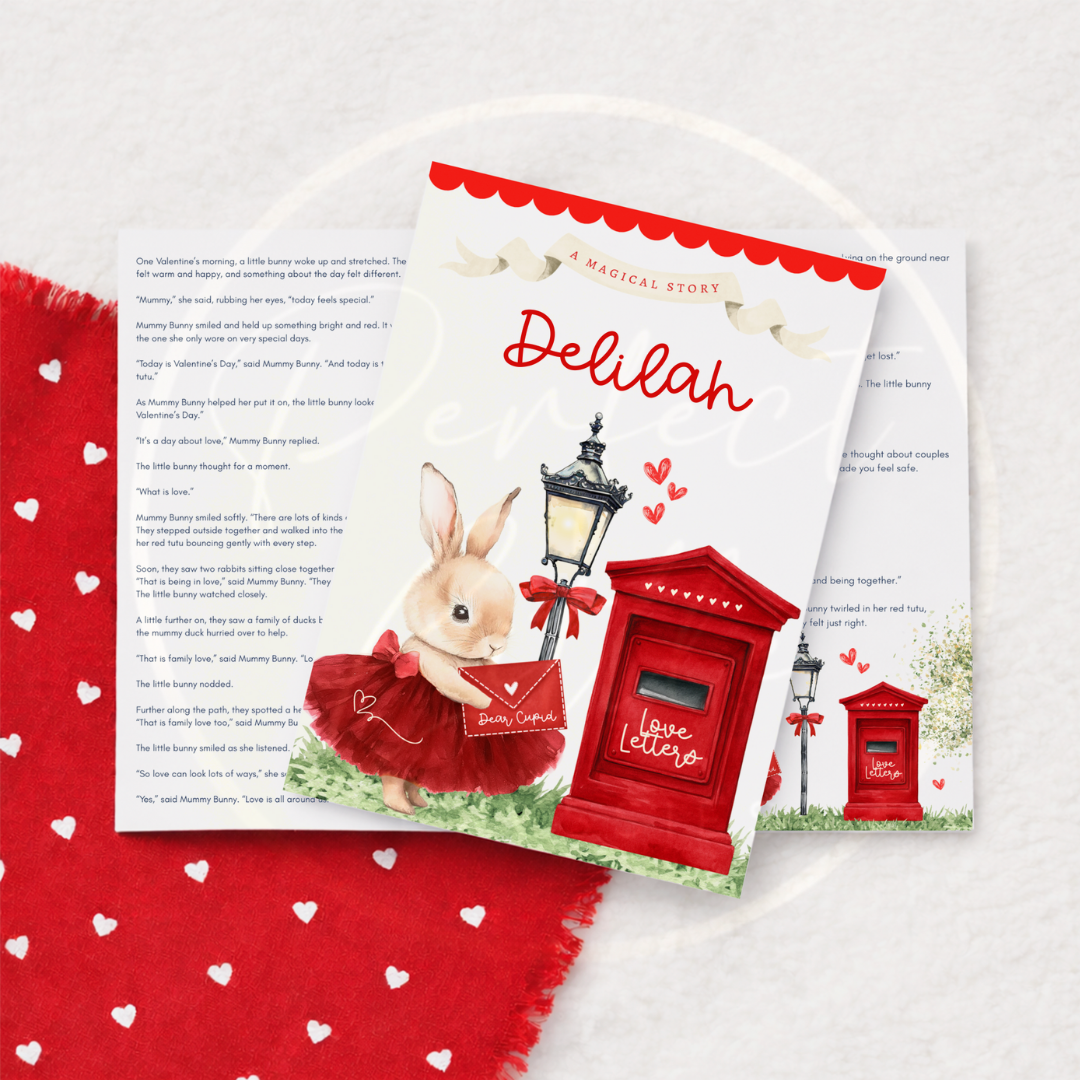 Valentines - Love Letter Story Book Designs