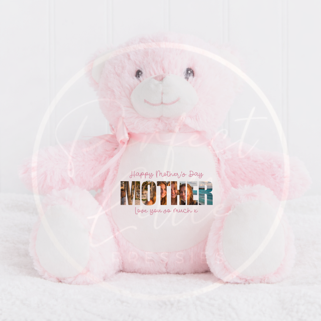 Mother's Day - Custom Photograph Teddy Bear