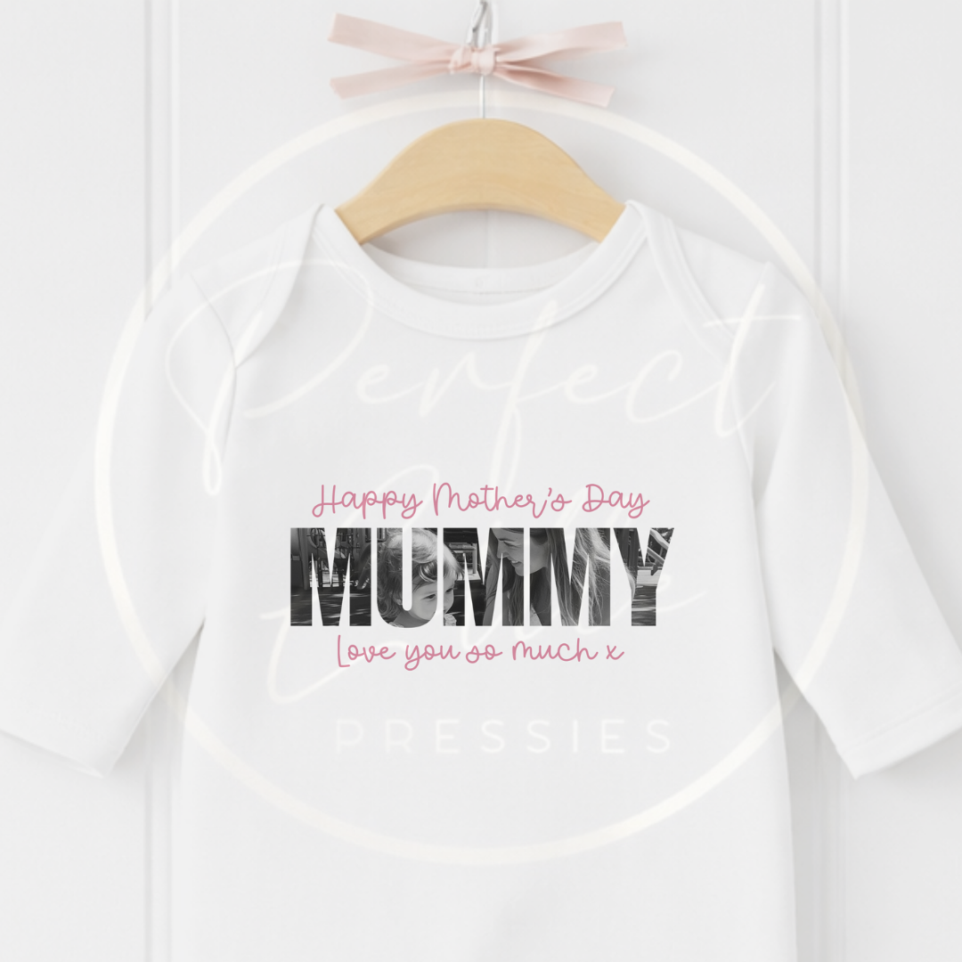 Mother's Day - Custom Photograph Sleepsuit