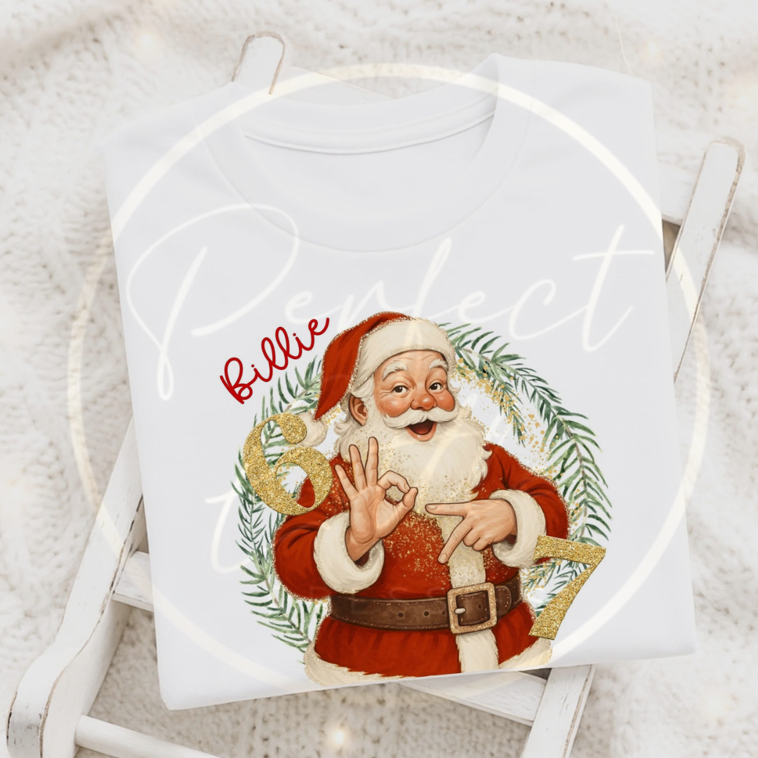 Christmas Sweatshirt - Santa 6 7