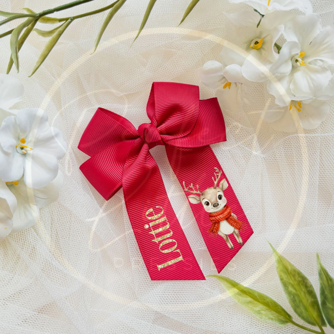 Christmas Bow - Reindeer
