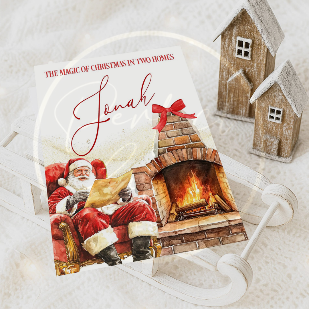 Christmas Story Book - Christmas In Two Homes