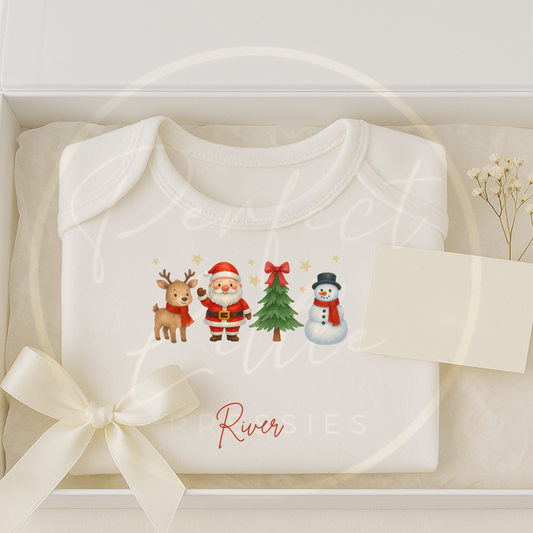 Christmas Baby Grow - Christmas Friends
