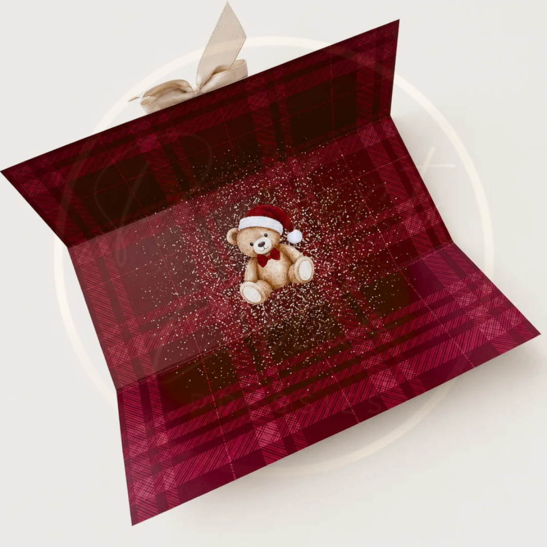 Christmas - Red Gingham Money Wallet