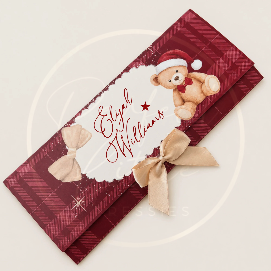 Christmas - Red Gingham Money Wallet