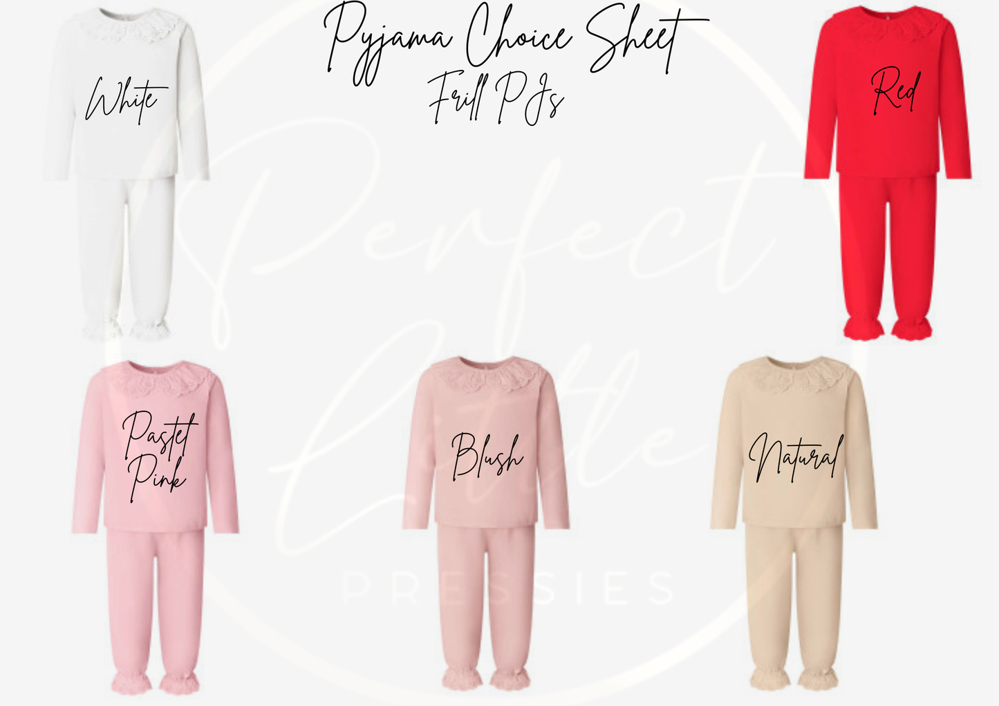 Kids Lilac Bow Pencil Starting School/Nursery Pyjamas