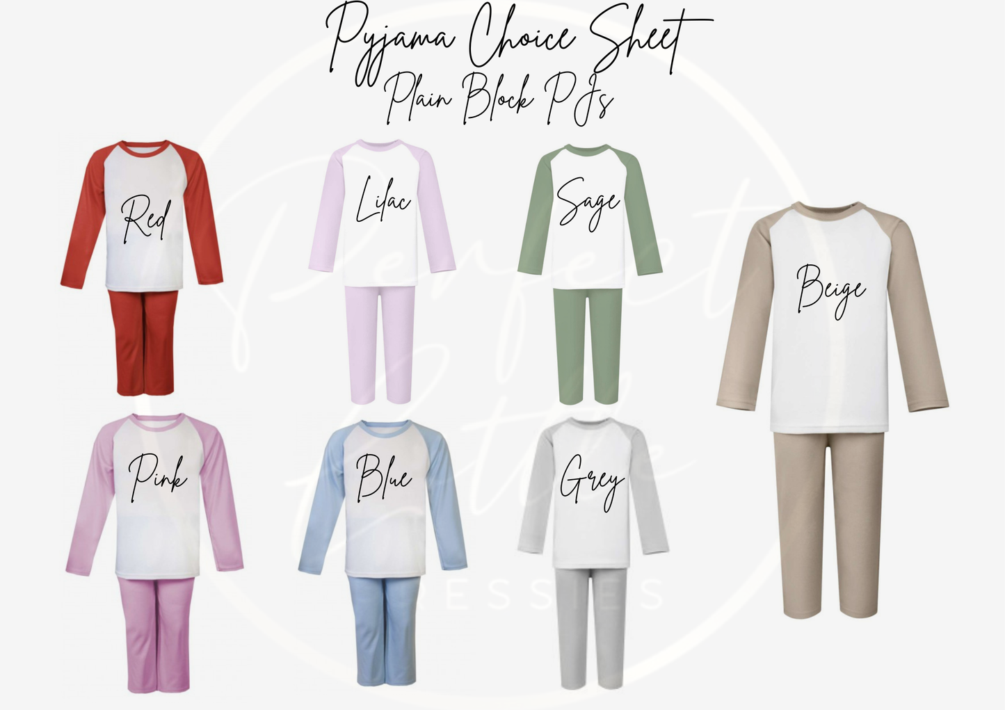 Kids Lilac Bow Pencil Starting School/Nursery Pyjamas