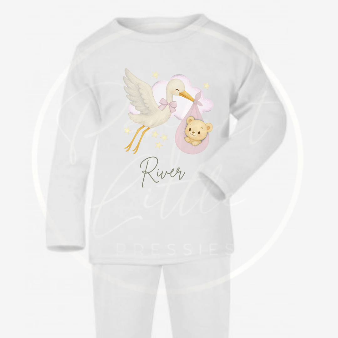 Baby Pyjamas - Baby And Stalk