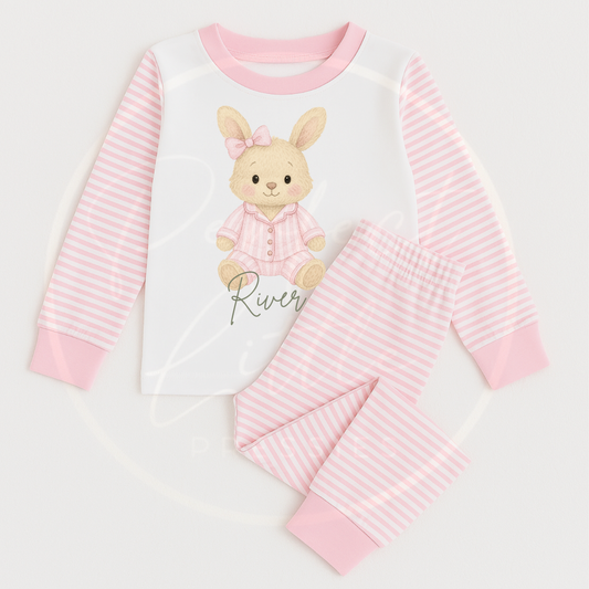 Kids Pyjamas - Pink Pyjama Bunny
