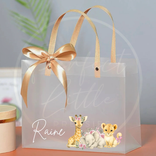 Frosted Gift Bag - Safari Designs