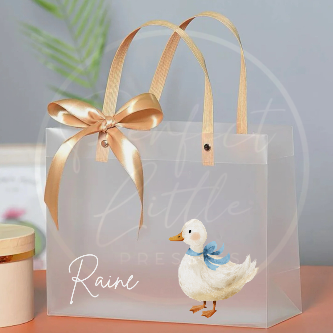 Frosted Gift Bag - Soft Duck
