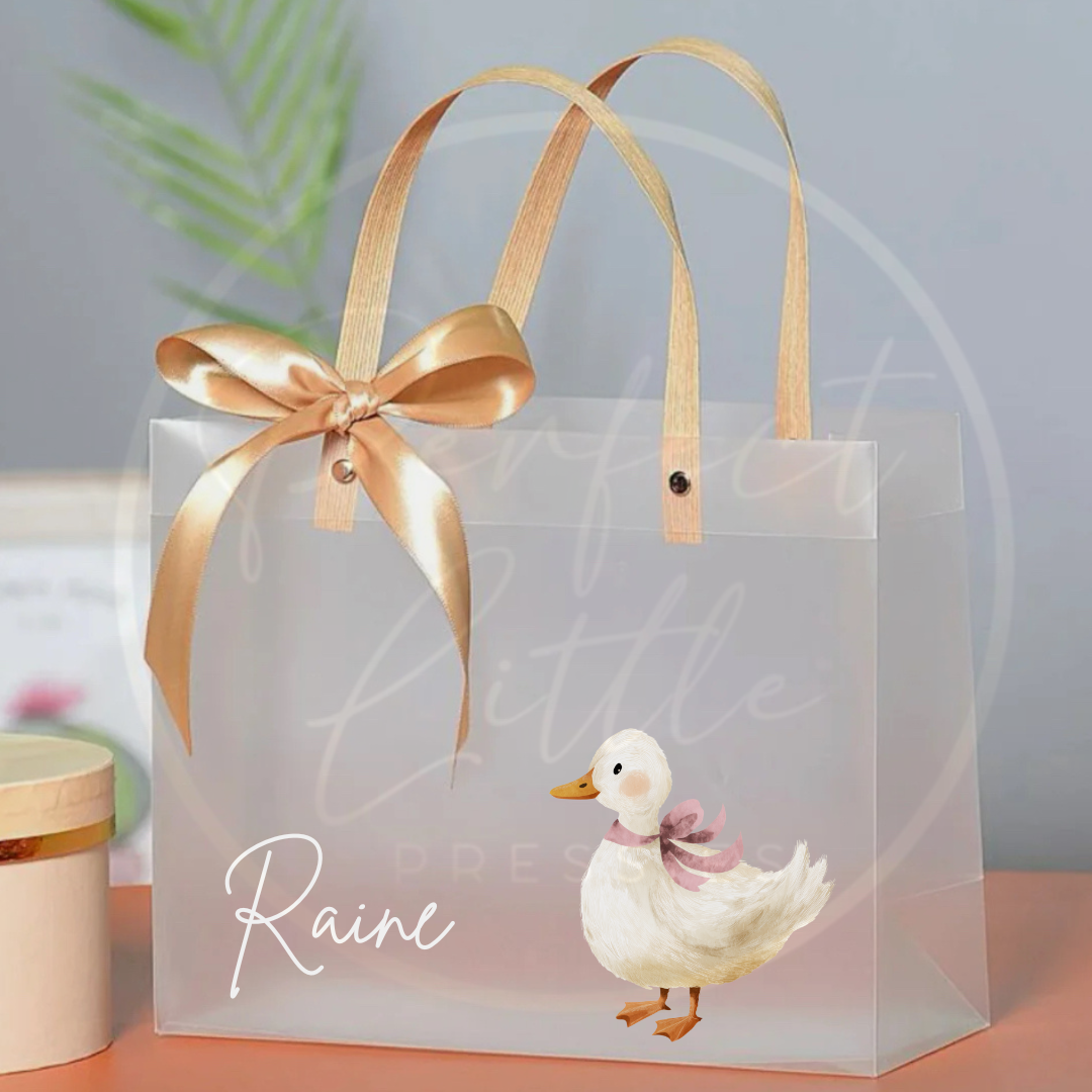Frosted Gift Bag - Soft Duck