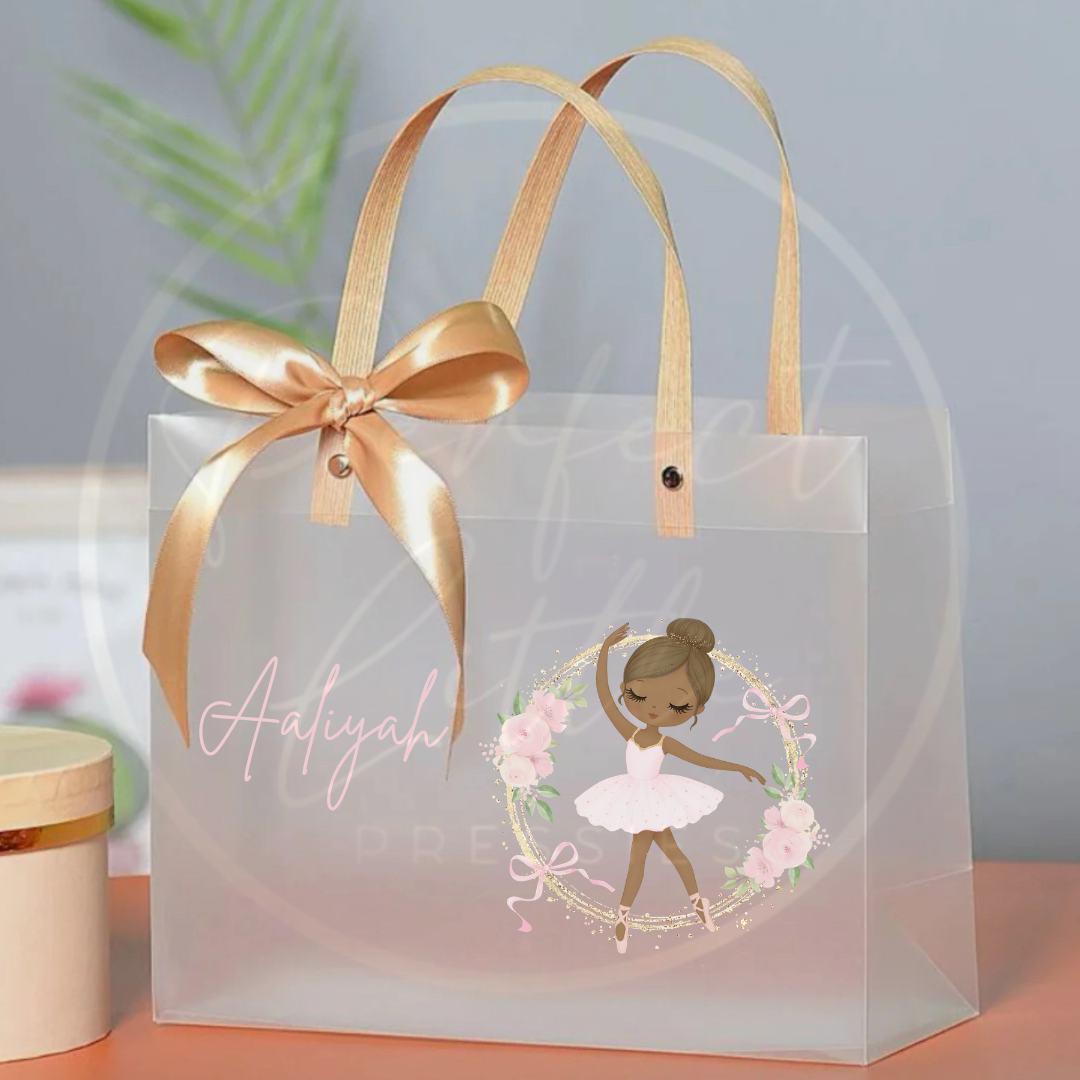 Frosted Gift Bag - Ballerina