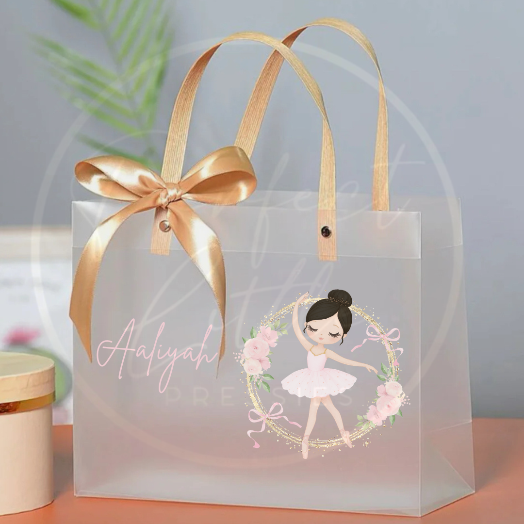Frosted Gift Bag - Ballerina
