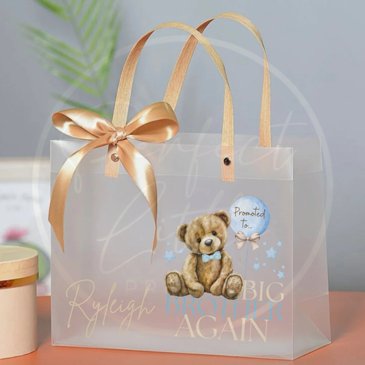 Frosted Gift Bag - Big Brother/Big Sister