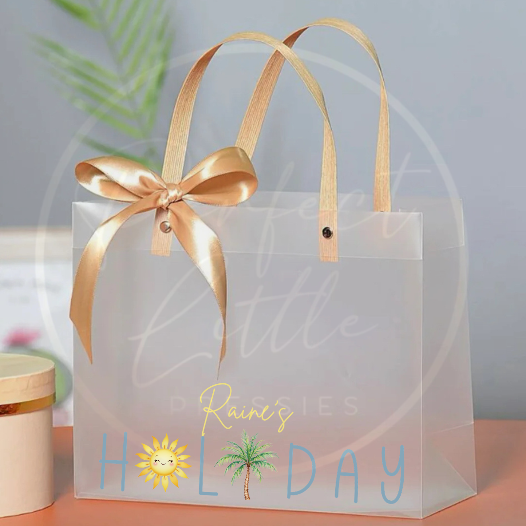 Frosted Gift Bag - Kids Holiday Designs