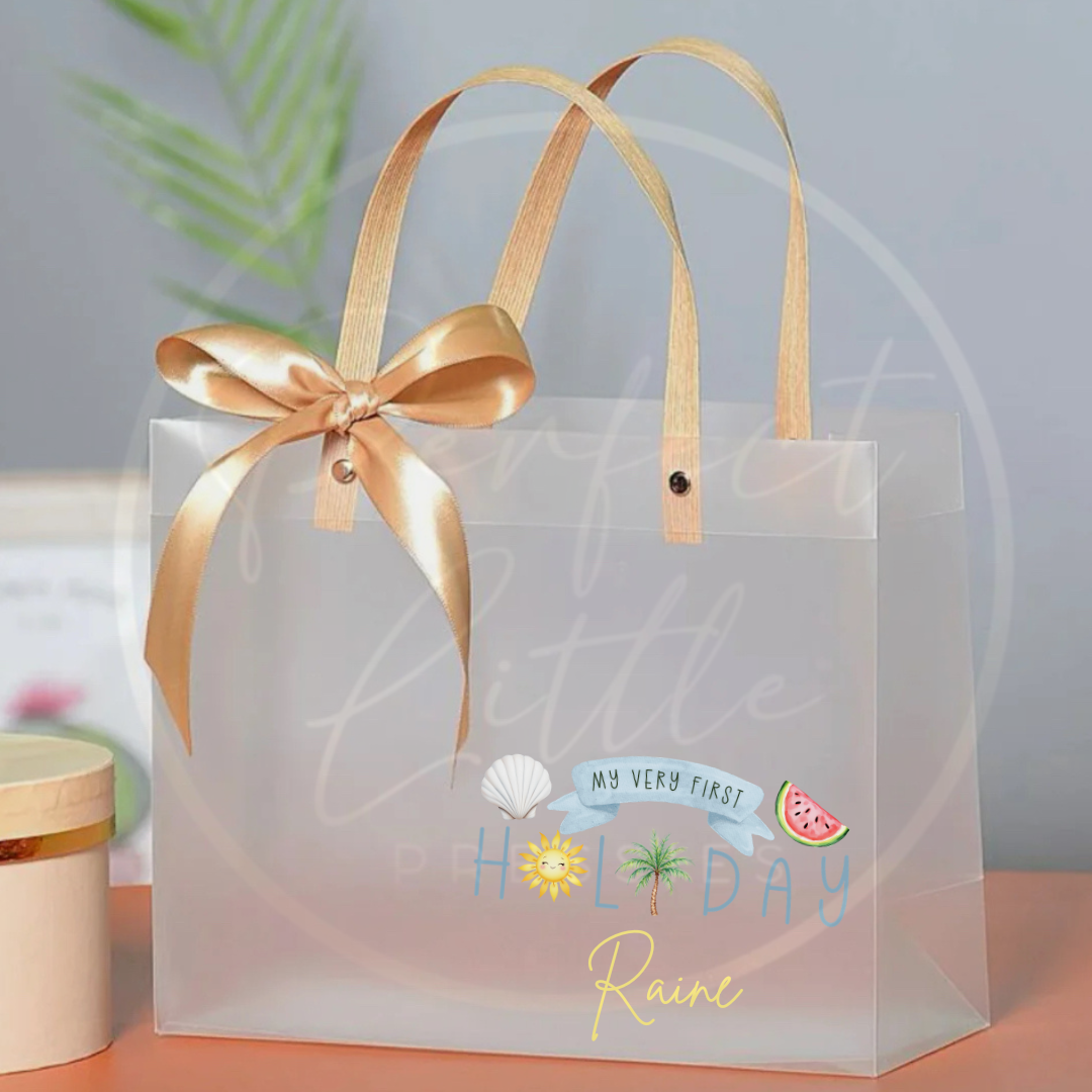 Frosted Gift Bag - Kids Holiday Designs
