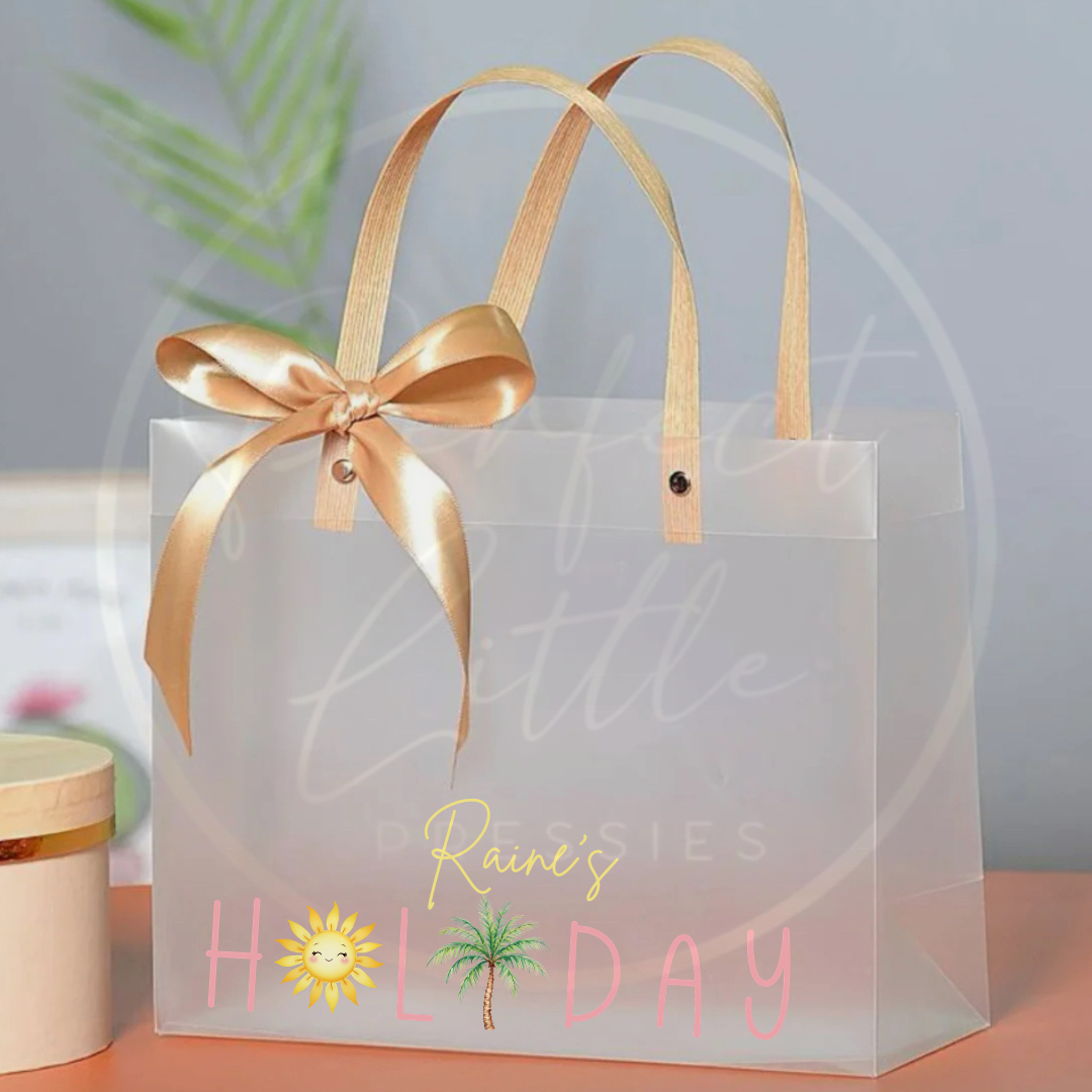 Frosted Gift Bag - Kids Holiday Designs