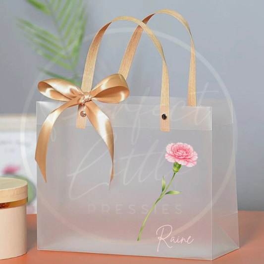 Frosted Gift Bag - Floral Designs